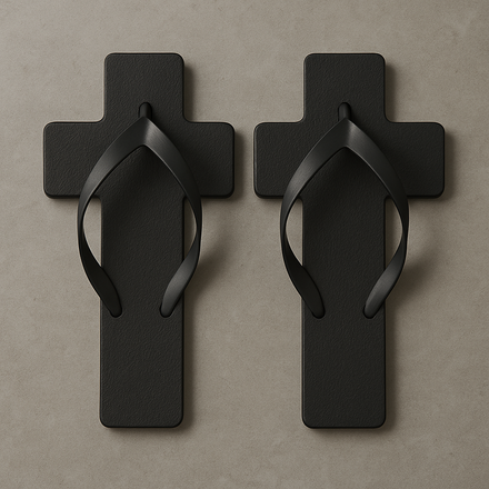 CROSS FLOPS - signature flip flop design